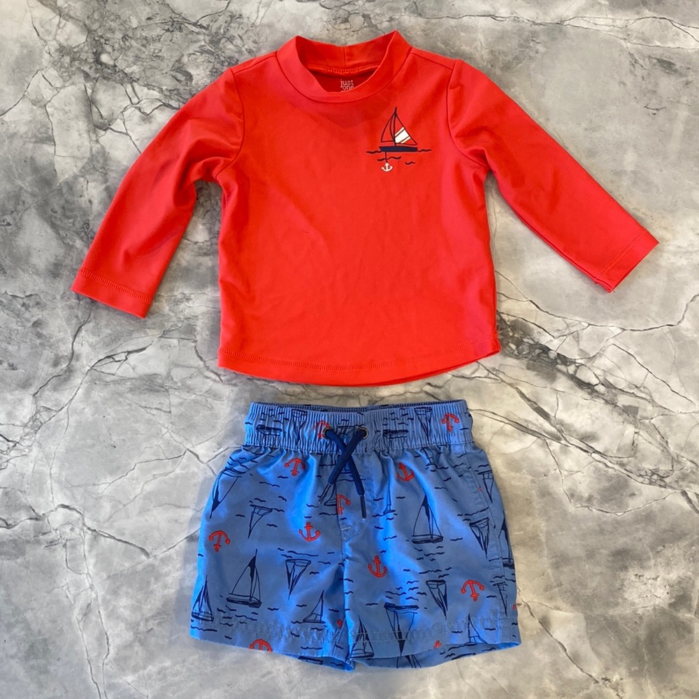 Carter’s 9m swim set with rash guard